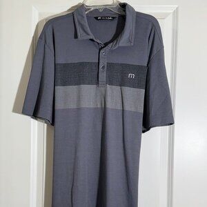 Travis Mathew Men's XL Short Sleeve Gray Shirt